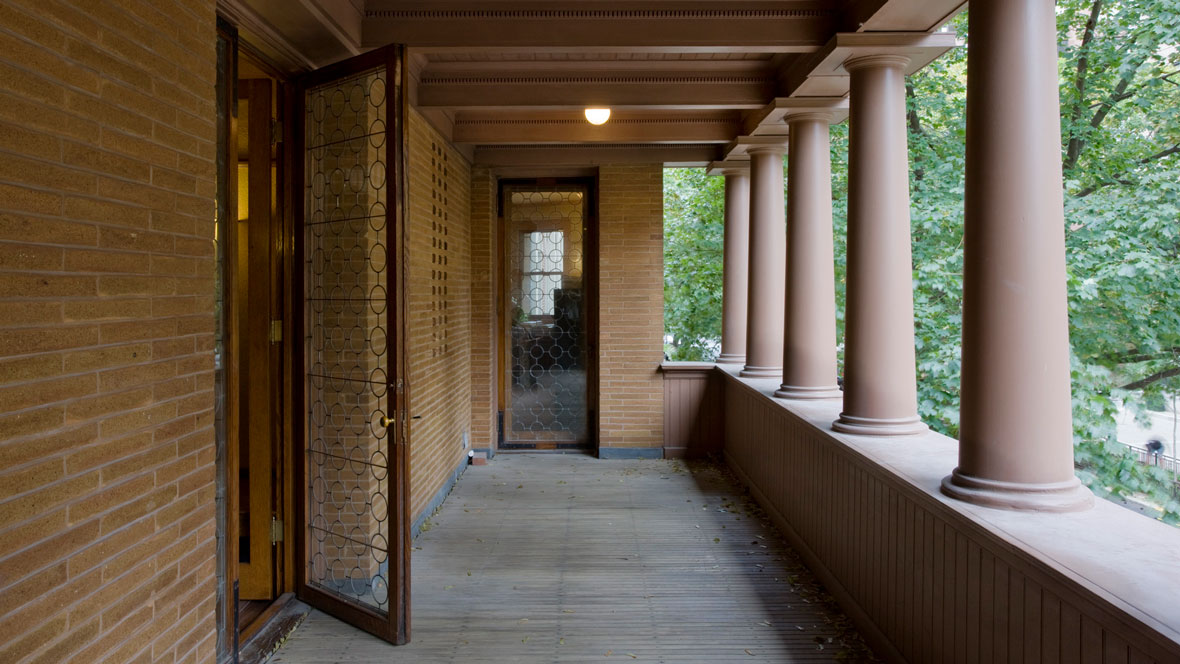 second floor balcony