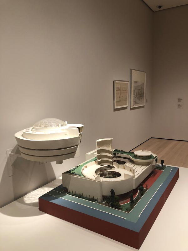 12. Installation view of Frank Lloyd Wright, Solomon R. Guggenheim Museum, New York (Model)